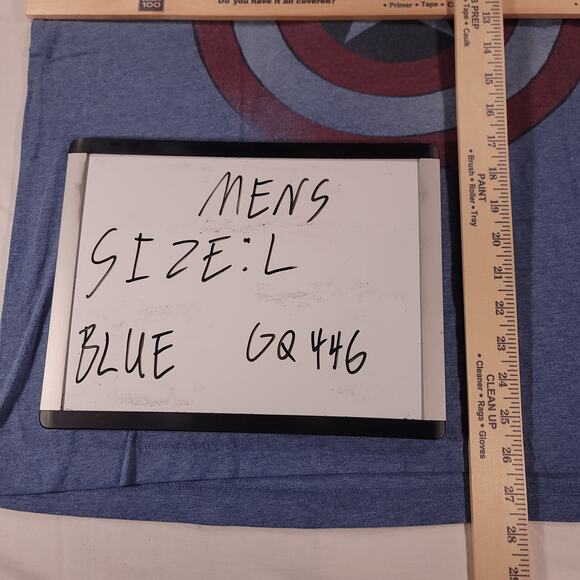 Marvel Captain America Graphic Short Sleeve Casual T Shirt Mens Size L Blue - Picture 7 of 9